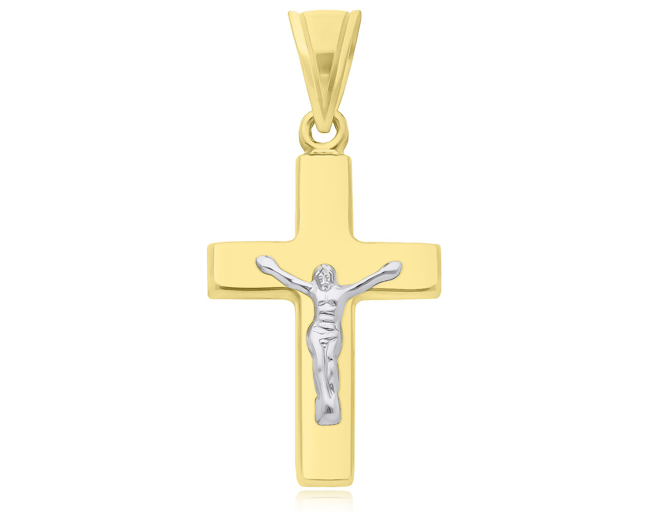 Złoty krzyżyk z wizerunkiem Jezusa pr.585