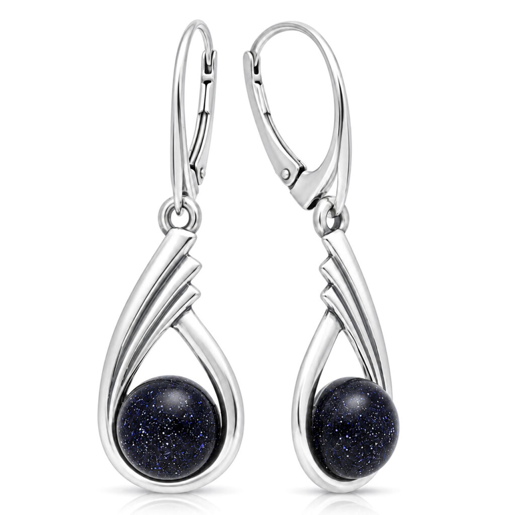 Kolczyki srebro 925 Noc Kairu Nowoczesne
