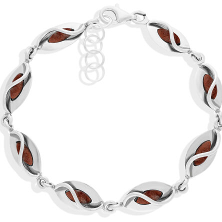 Bransoletka srebrna z Piaskiem Pustyni pr.925