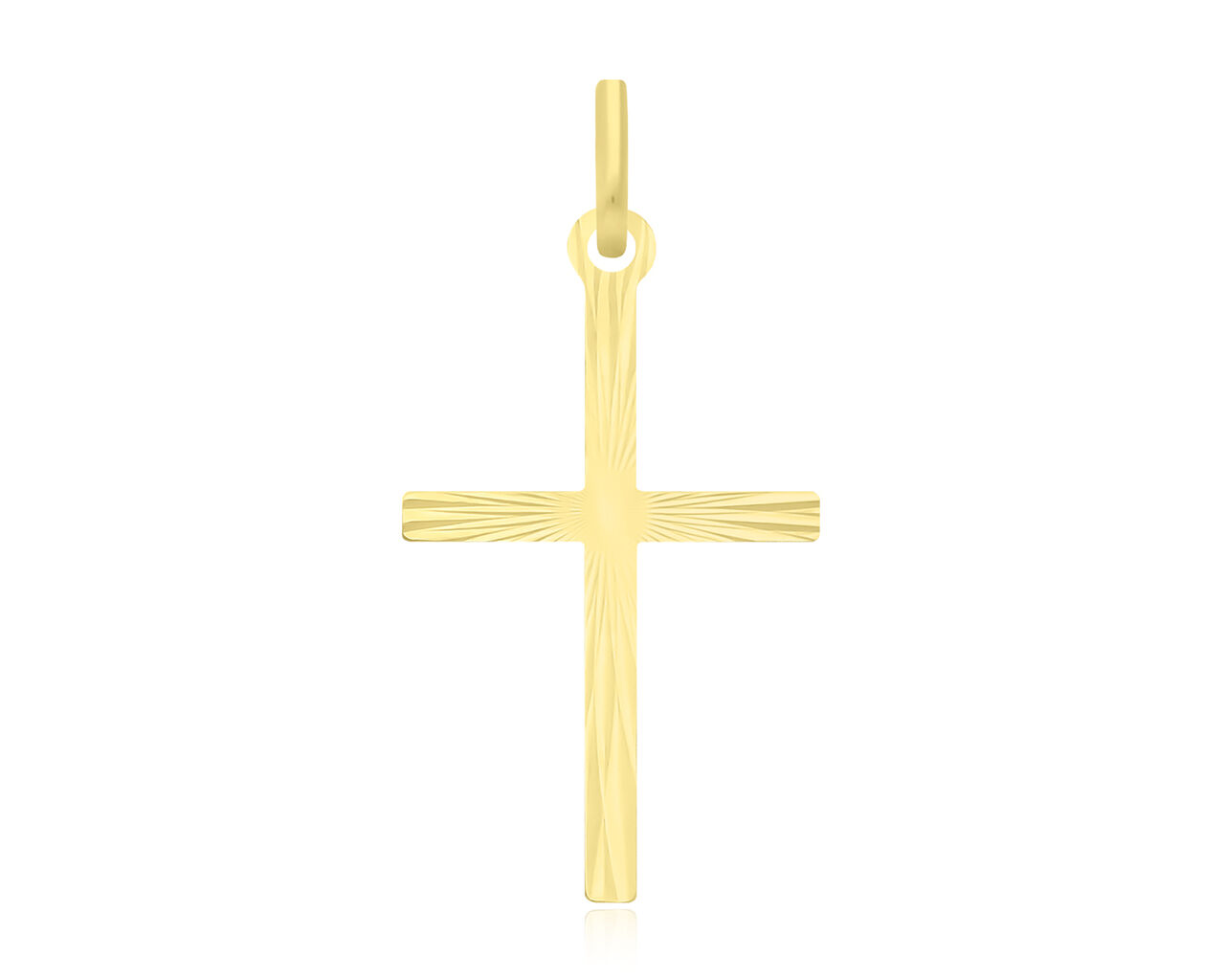 Złoty krzyżyk diamentowany pr.585