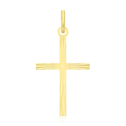 Złoty krzyżyk diamentowany pr.585