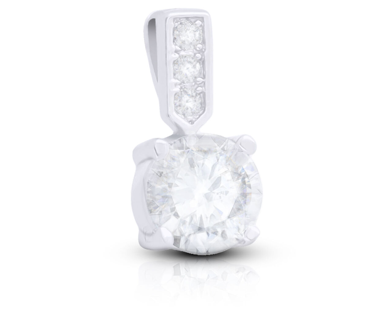 Zawieszka srebrna z cyrkoniami pr.925