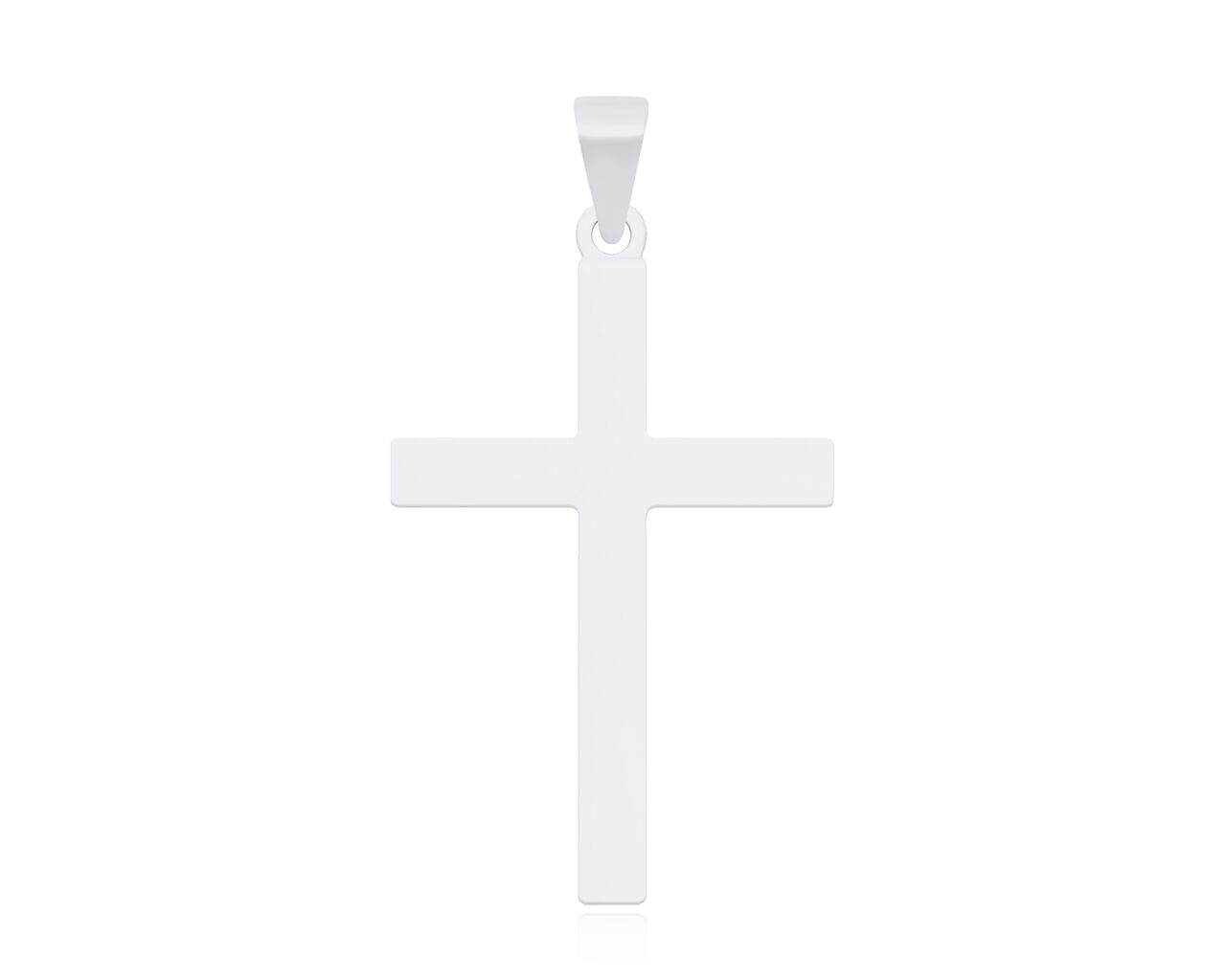 Srebrny krzyżyk gładki pr.925