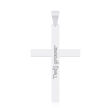 Srebrny krzyżyk gładki pr.925 - 4