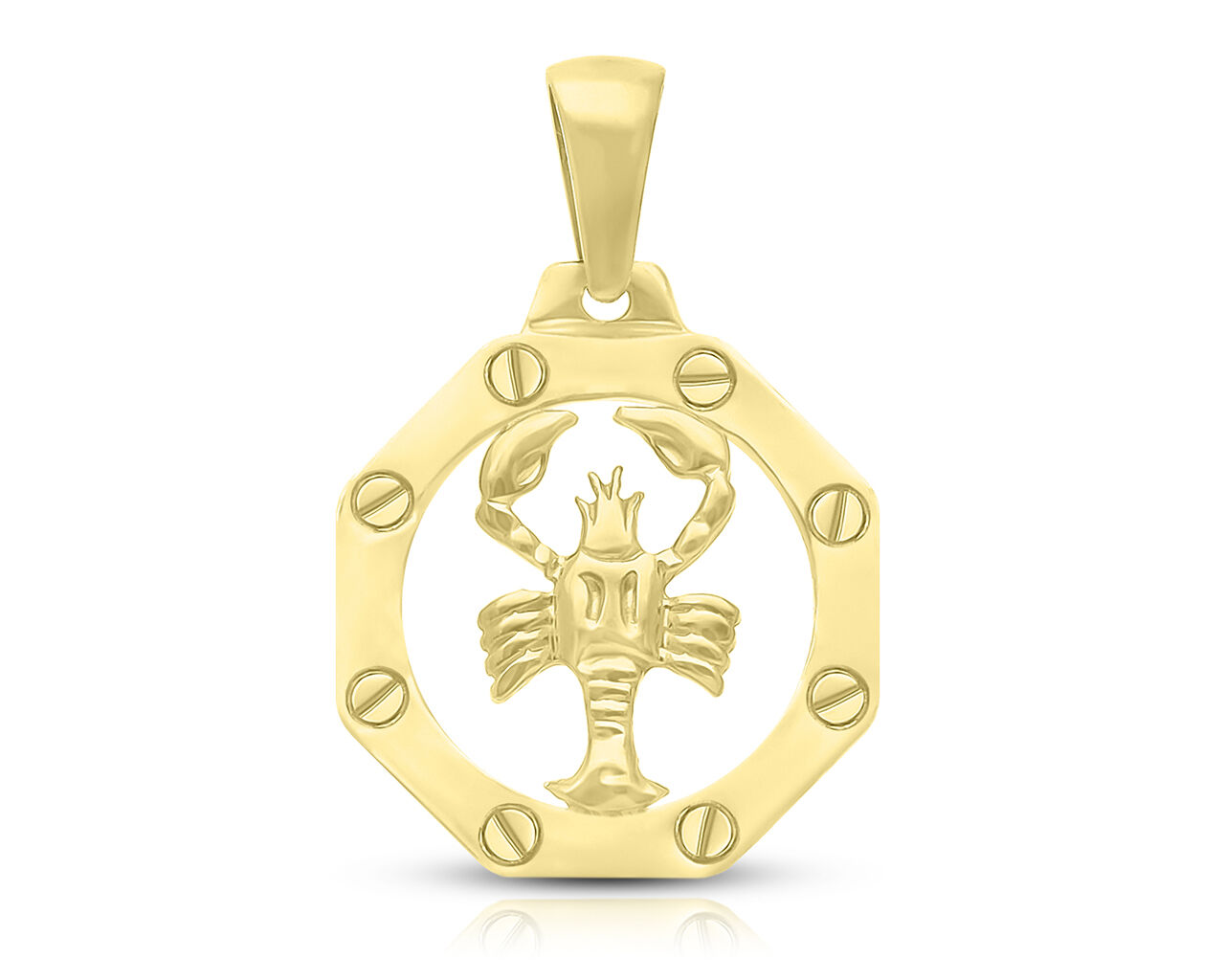 Zawieszka złota 585 znak zodiaku Rak