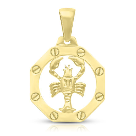 Zawieszka złota 585 znak zodiaku Rak