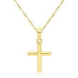 Krzyżyk złoty 585 gładki zawieszka - 2