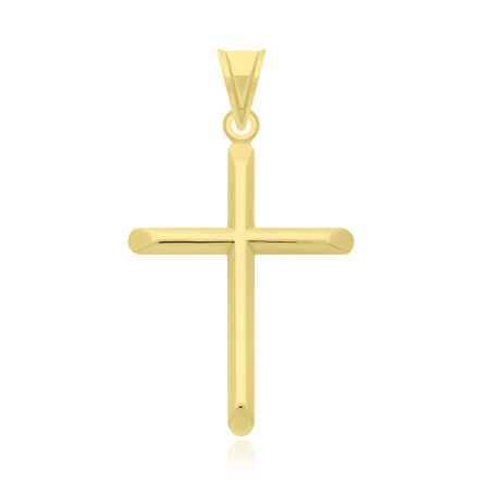 Złoty krzyżyk gładki duży pr.585