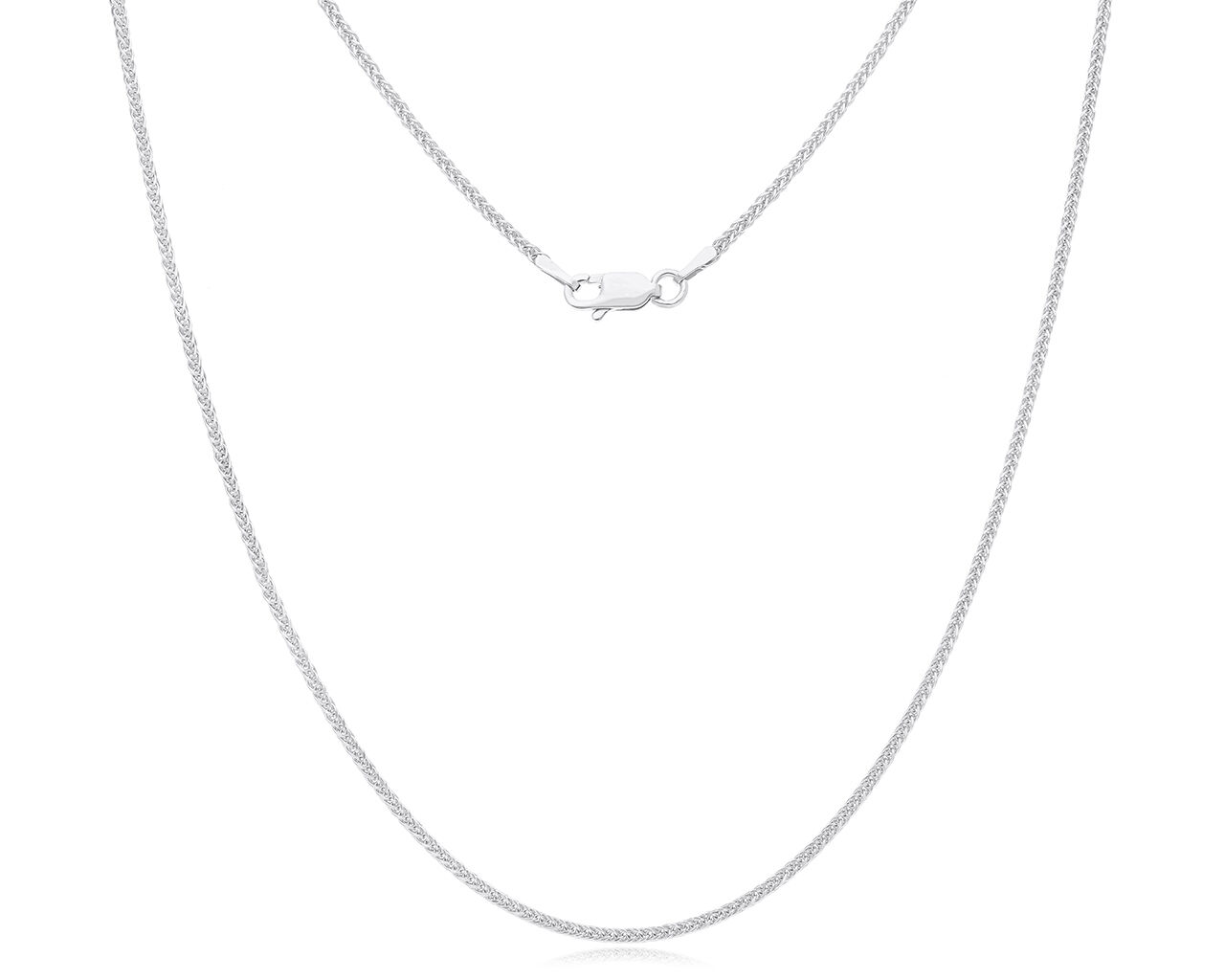 Łańcuszek srebrny damski splot Lisi Ogon pr.925