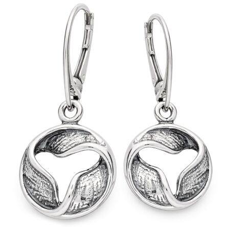 Kolczyki srebrne 925 oryginalny nowoczesny wzór