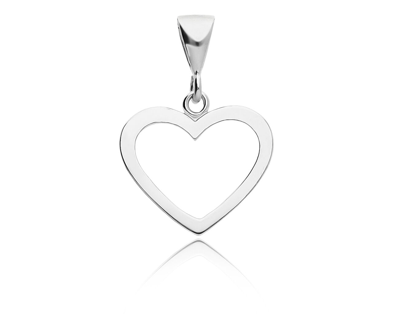 Zawieszka serduszko srebrne wisiorek