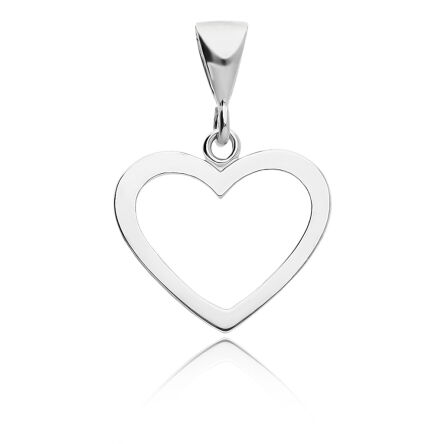 Zawieszka serduszko srebrne wisiorek