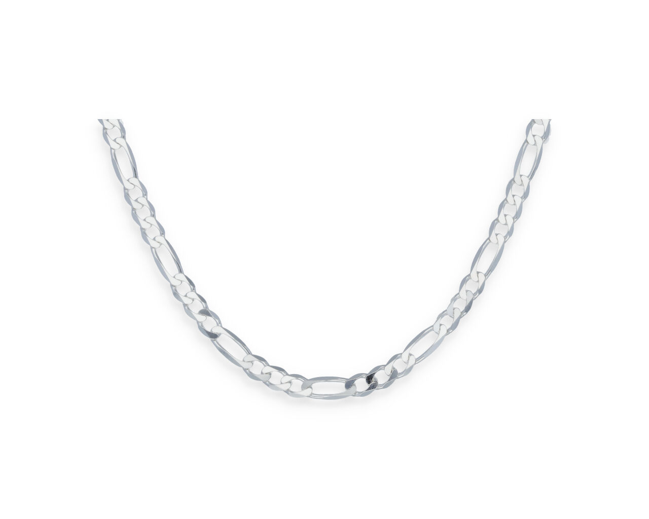 Łańcuszek srebrny splot figaro