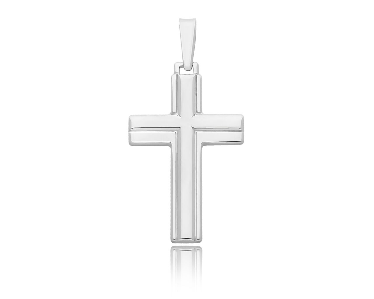 Krzyżyk srebrny duży pr.925