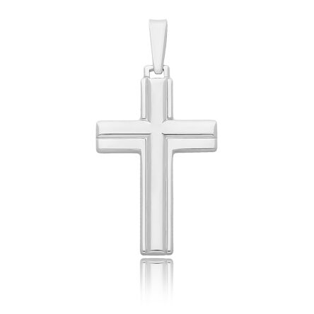 Krzyżyk srebrny duży pr.925