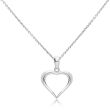 Zawieszka srebrna serduszko gładkie - 2