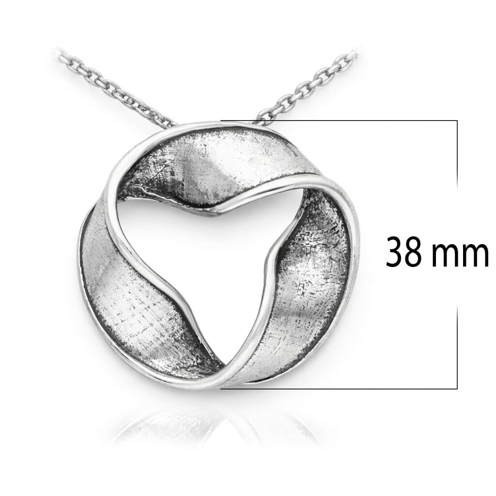 Zawieszka srebrna 925 nowoczesny wzór