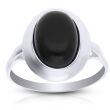Pierścionek srebrny z czarnym onyxem pr.925 - 2