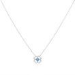 Naszyjnik srebrny opal w koniczynce pr.925 - 4