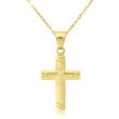 Zawieszka złota krzyżyk pr.585 - 2