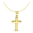 Zawieszka złota krzyżyk pr.585 - 6