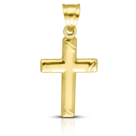 Zawieszka złota krzyżyk pr.585