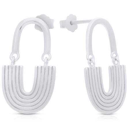 Kolczyki srebrne wiszące sztyfty pr.925