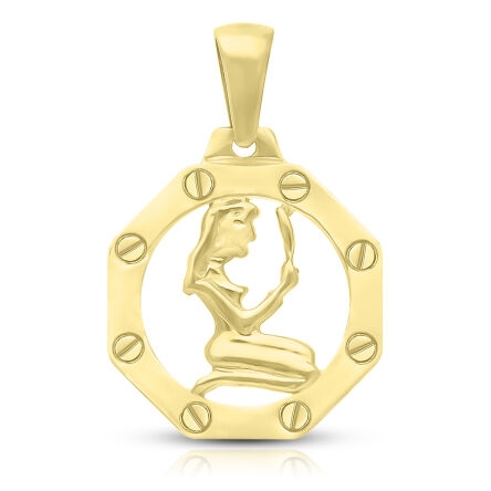 Zawieszka złota 585 znak zodiaku Panna