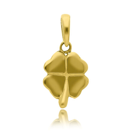 Zawieszka złota 585 koniczynka