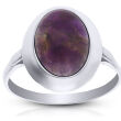 Pierścionek srebrny z naturalnym Ametystem pr.925 - 2