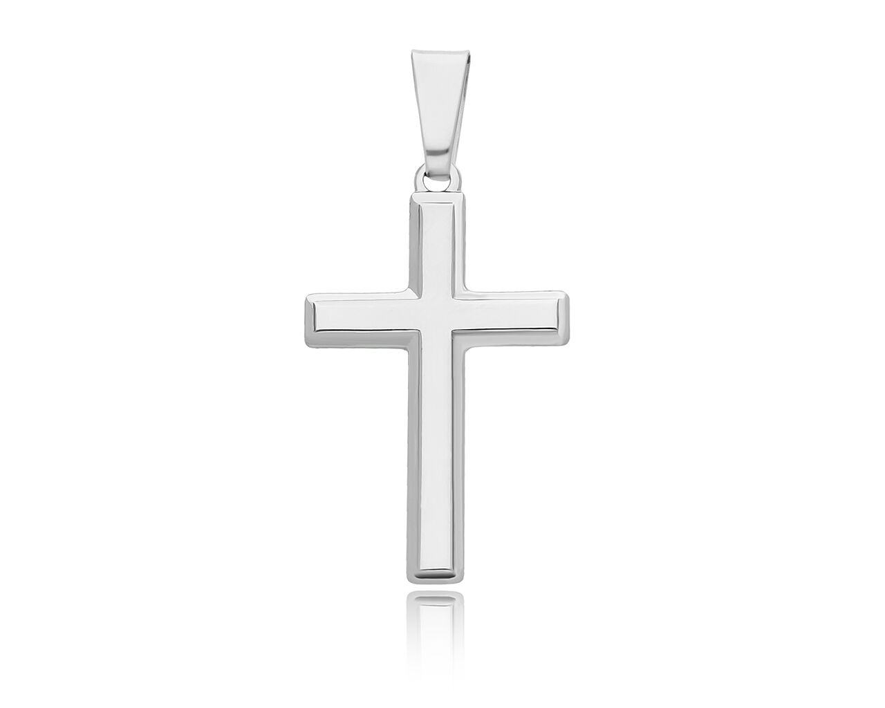 Srebrny krzyżyk gładki pr.925