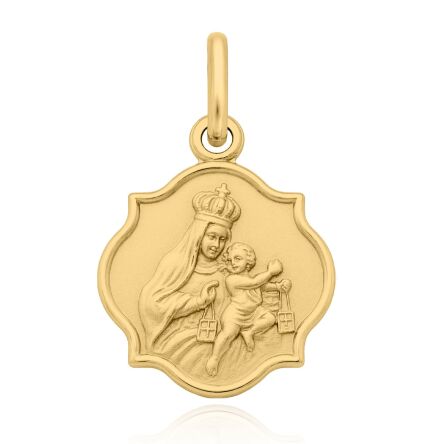 Srebrny medalik szkaplerz pozłacany pr.925