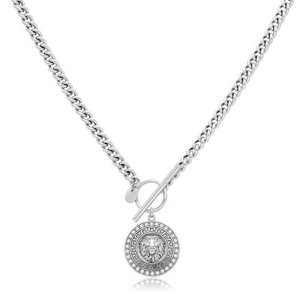 Naszyjnik srebrny o wyjątkowym wzorze pr925