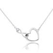 Naszyjnik srebrny z serduszkiem i infiniti - 3