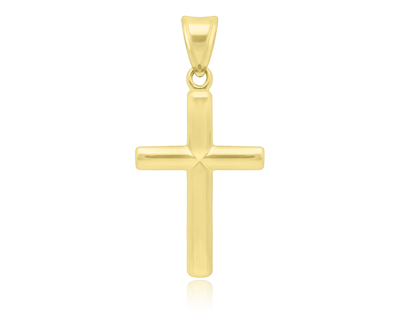 Krzyżyk złoty pr.585 gładki