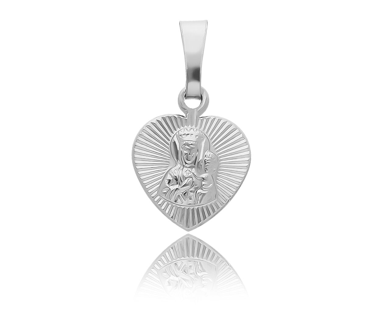 Medalik srebrny serduszko
