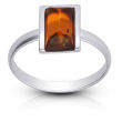 Srebrny pierścionek z bursztynem naturalnym - 2