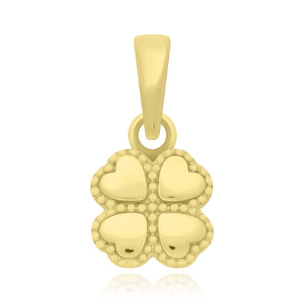 Złota zawieszka koniczynka czterolistna pr.585