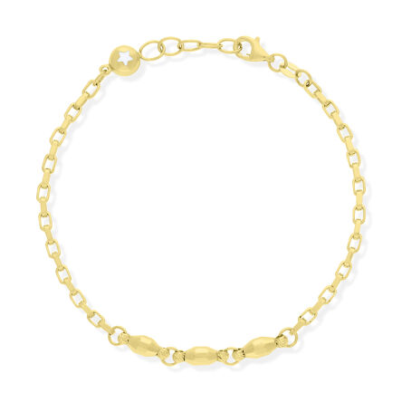 Złota bransoletka diamentowana pr.585