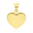 Złota zawieszka błyszczące serce pr.585 - 4