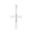 Krzyżyk srebrny gładki pr.925 - 4