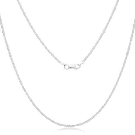 Łańcuszek srebrny splot Lisi Ogon pr.925