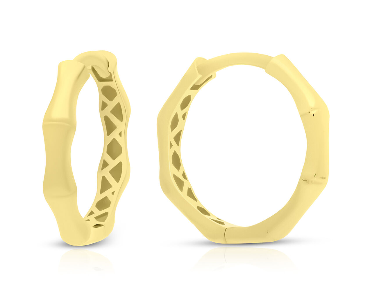 Złote kolczyki koła pr.585