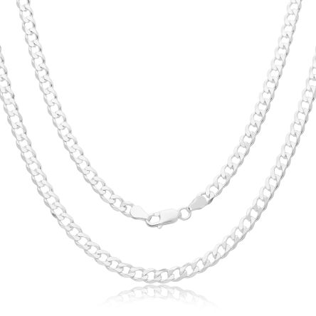 Łańcuszek srebrny męski splocie pancerka