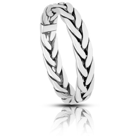 Pierścionek srebrny gładki pr.925