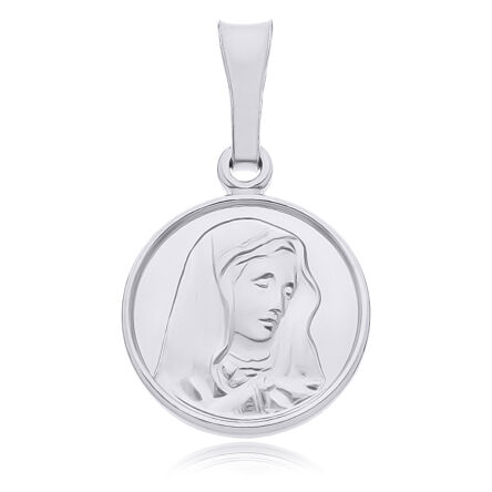 Srebrny medalik z Matką Boską pr.925