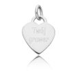 Srebrna zawieszka serce gładkie pr.925 - 2