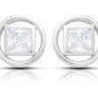 Kolczyki srebrne sztyfty z cyrkonią pr.925 - 2
