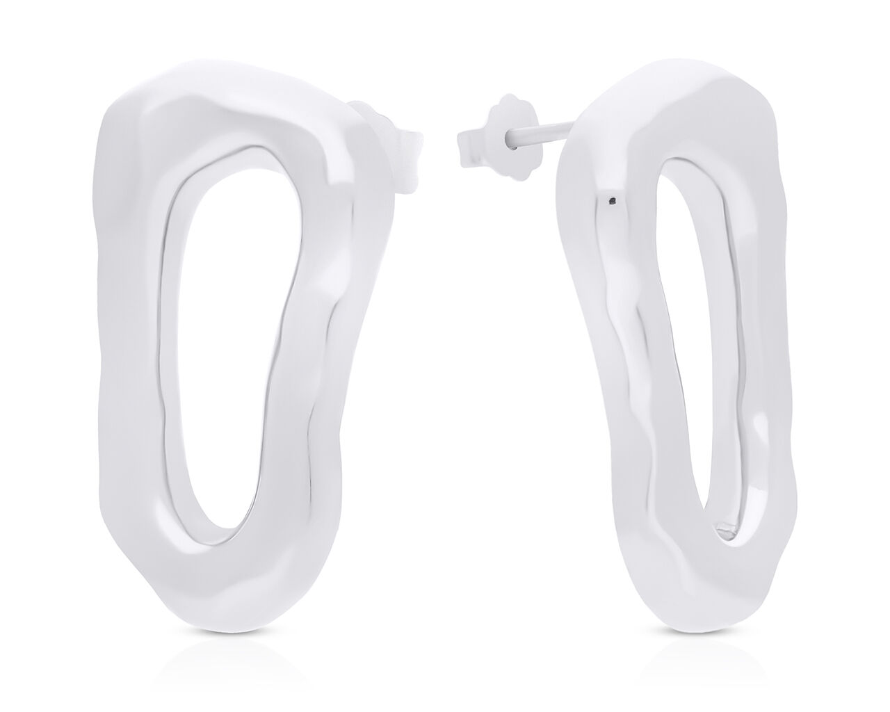 Kolczyki srebrne sztyfty oryginalny wzór pr.925