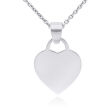 Zawieszka srebrna serce gładkie pr.925 - 2